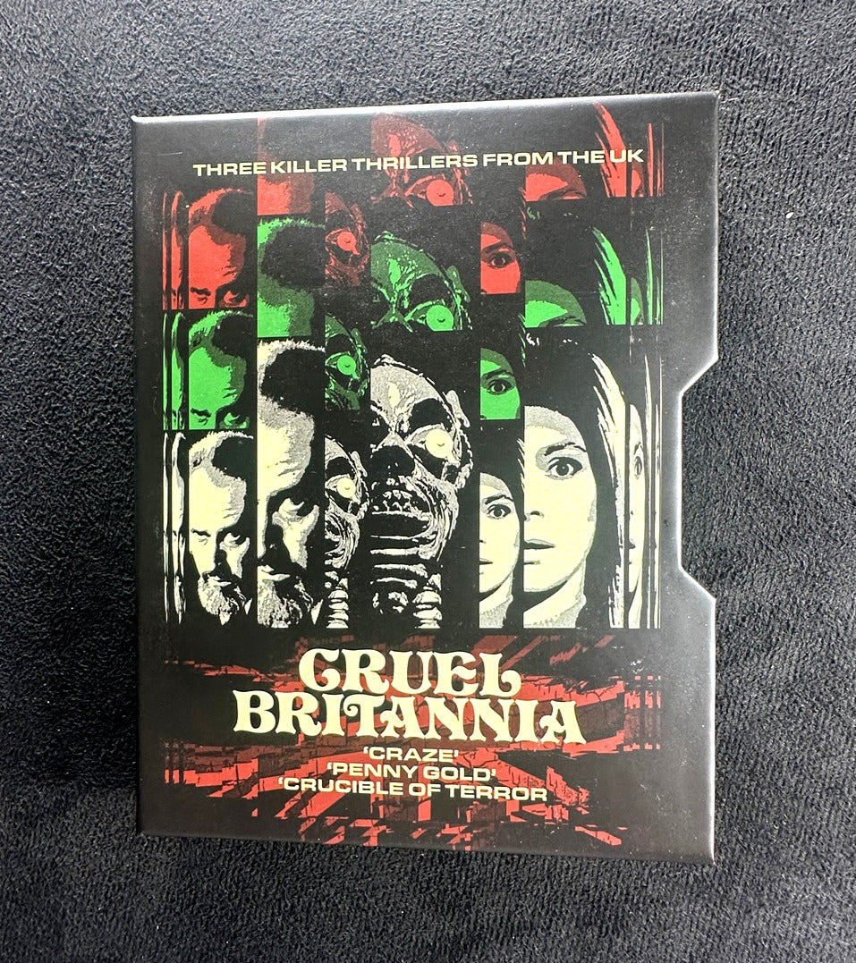 Cruel Britannia: Three Killer Thrillers From the UK (Blu-ray, Vinegar Syndrome,