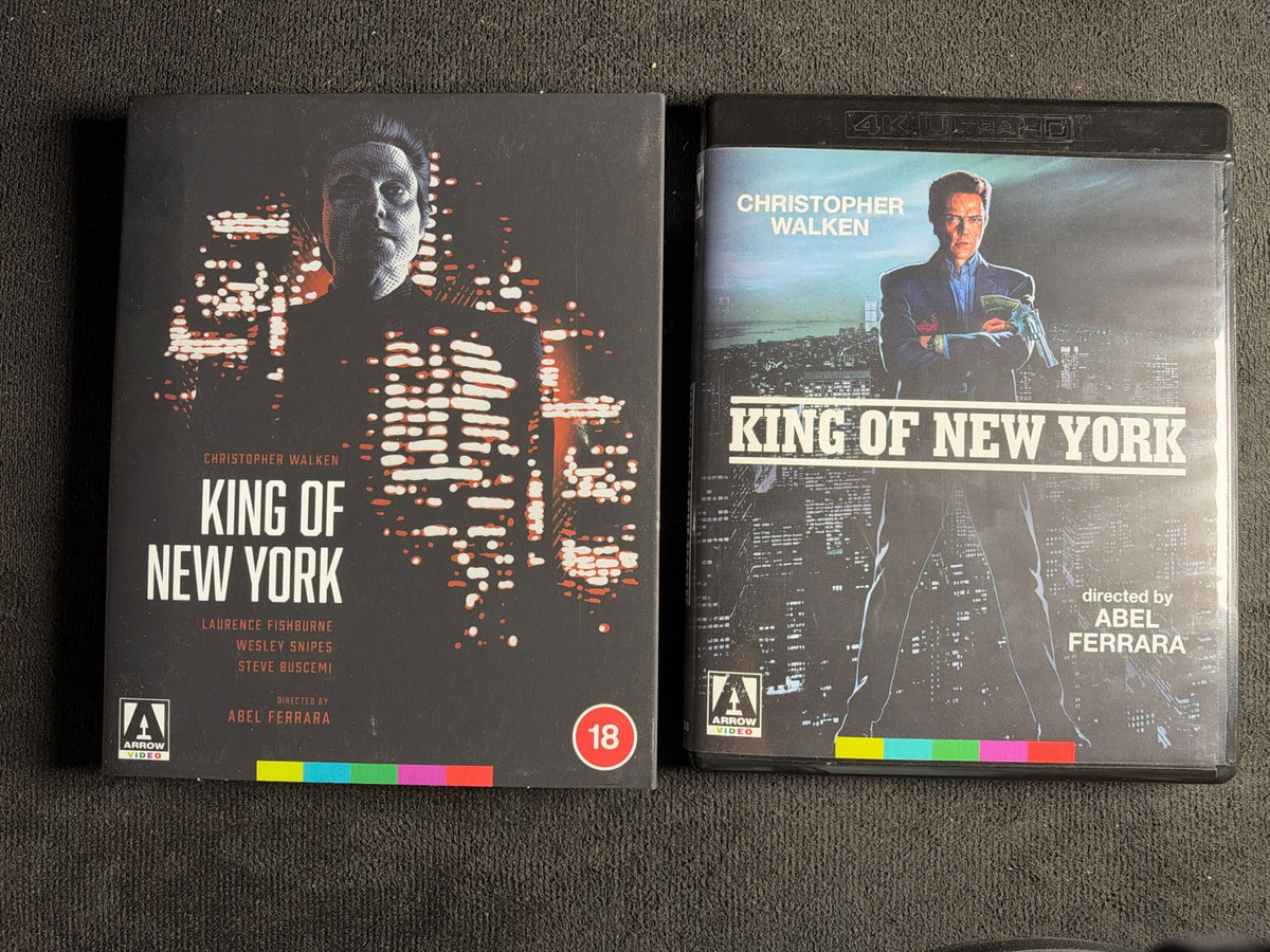 King of New York (4K UHD, Arrow Video, Rare Slipcover, 90's Classic)