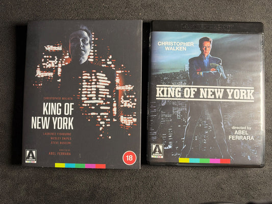 King of New York (4K UHD, Arrow Video, Rare Slipcover, 90's Classic)