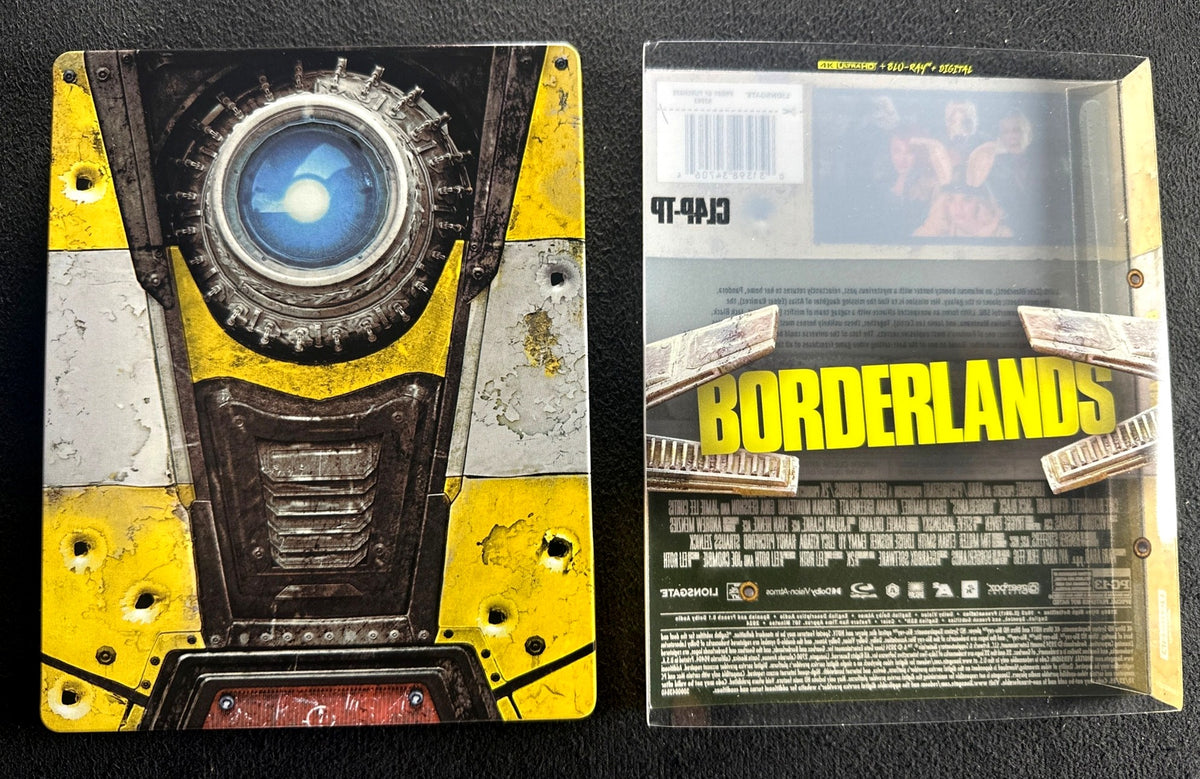 Borderlands (4K UHD, Lionsgate Films, Slipcover, Steelbook, No Digital)