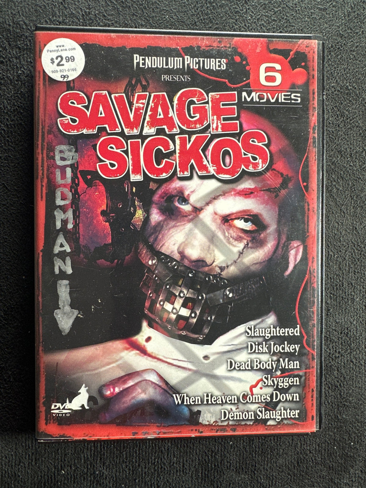 Savage Sickos (DVD, Pendulum Pictures, 6 Obscure Horror Movies)