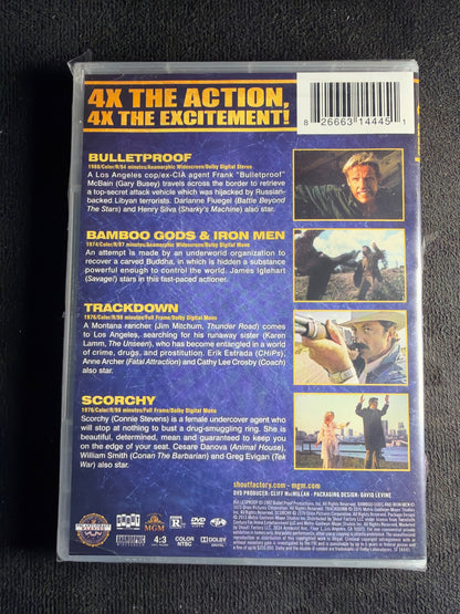 4 Action-Packed Movie Marathon Vol 2 (DVD, Shout! Factory, NEW/Sealed)