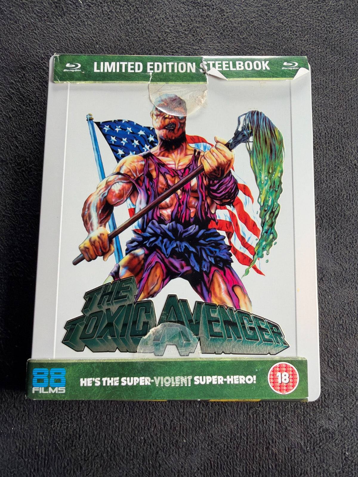 The Toxic Avenger (Blu-ray, 88 Films, Steelbook, Region Free)