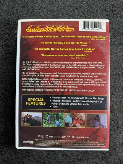 Suffer, Little Children (DVD, Severin Films, 80's Horror Classic)