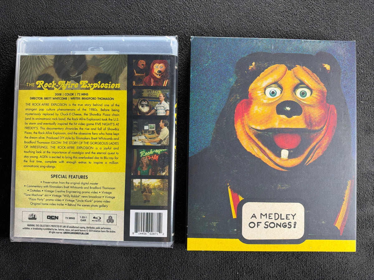 The Rock-afire Explosion (Blu-ray, Vinegar Syndrome Partner Label, Slip, NEW)