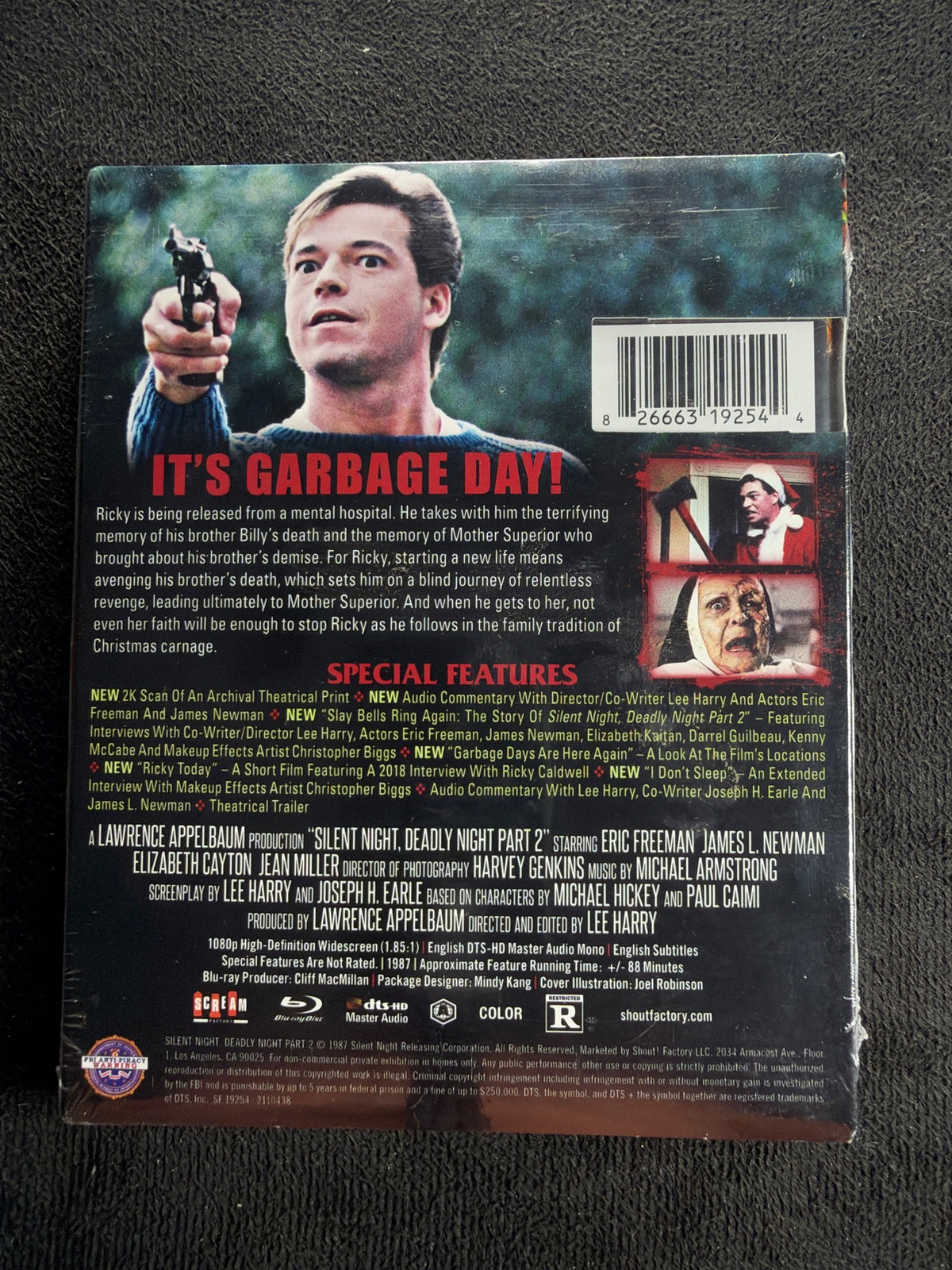 Silent Night, Deadly Night Part 2  (Blu-ray, Scream Factory, Slipcover, NEW)