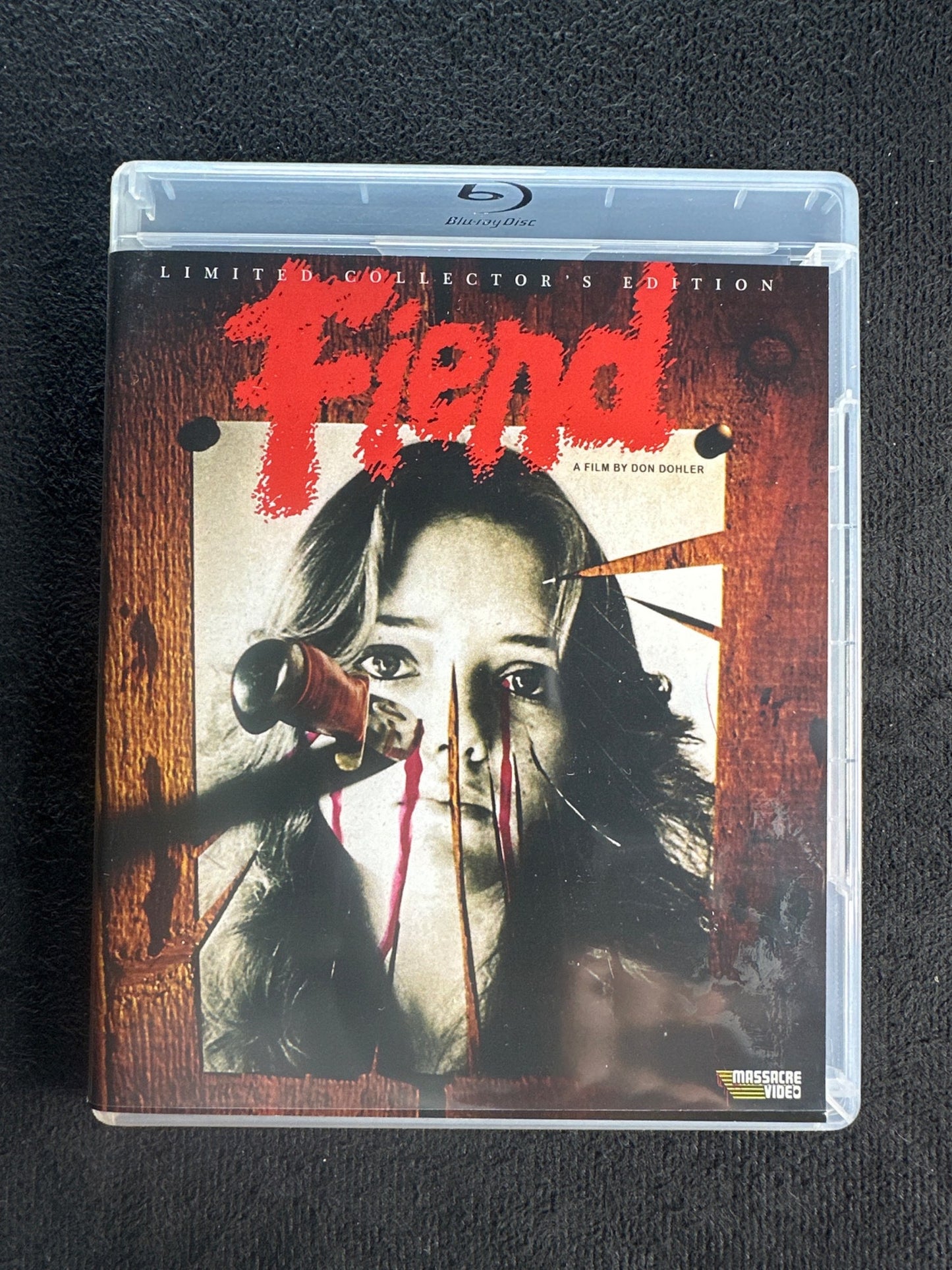 Fiend (Blu-ray, Rare Slipcover, Massacre Video, 80's Classic Horror)