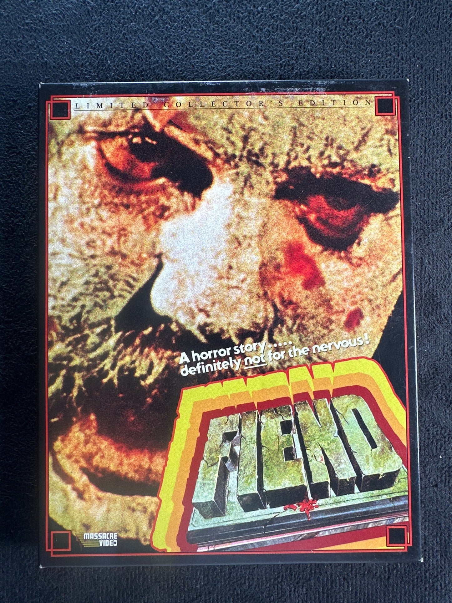 Fiend (Blu-ray, Rare Slipcover, Massacre Video, 80's Classic Horror)