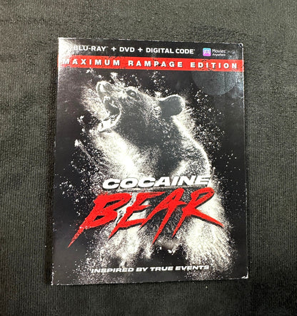 Cocaine Bear (Blu-ray/DVD, Universal, Slipcover, 2 Disc, Widescreen)