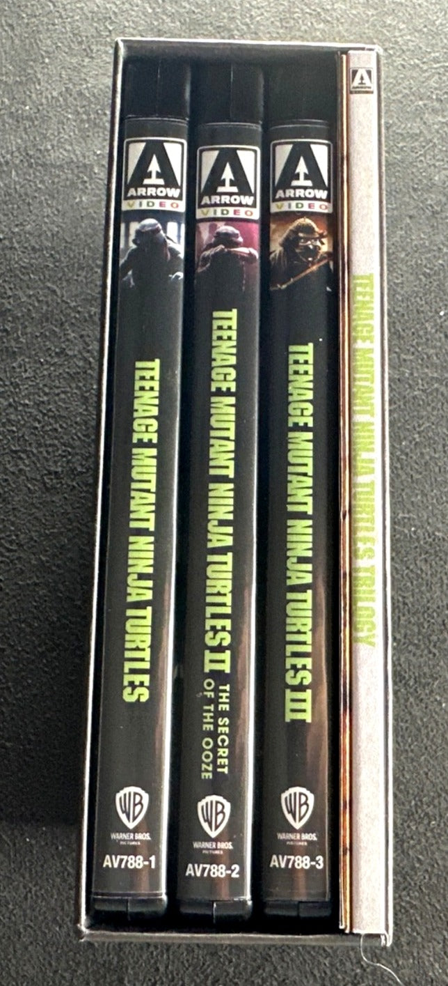 Teenage Mutant Ninja Turtles Trilogy (4K UHD, Arrow Video, Slipcover. Limited Ed