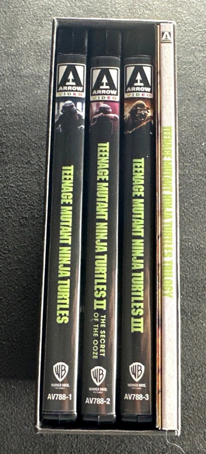 Teenage Mutant Ninja Turtles Trilogy (4K UHD, Arrow Video, Slipcover. Limited Ed