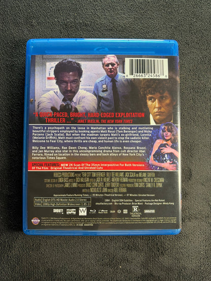 Fear City (Blu-ray, Scream Factory, 80's Classic, Widescreen)