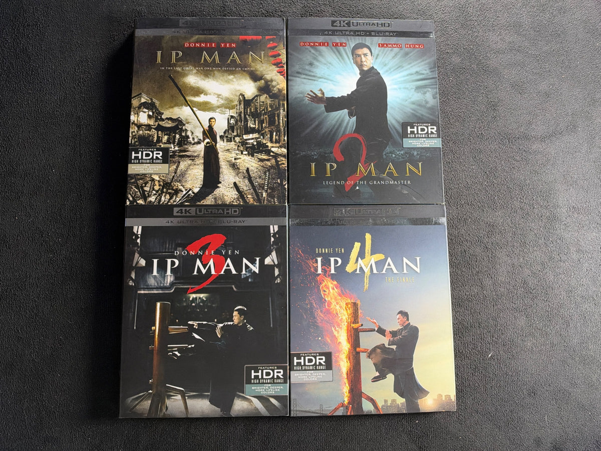 Ip Man Part 1-4 (4K Ultra HD, All Has Slipcovers, Classic Series, Widescreen)
