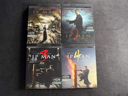 Ip Man Part 1-4 (4K Ultra HD, All Has Slipcovers, Classic Series, Widescreen)