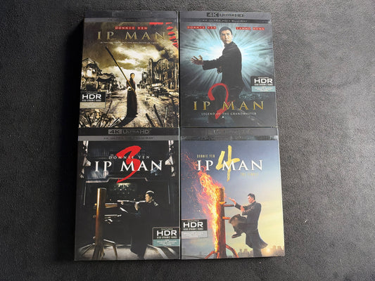 Ip Man Part 1-4 (4K Ultra HD, All Has Slipcovers, Classic Series, Widescreen)