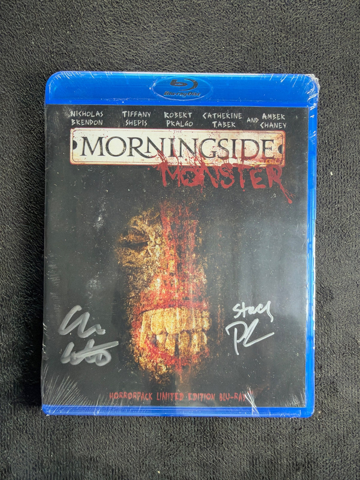 The Morningside Monster (Blu-ray, HorrorPack, Signed X2, NEW/Sealed)