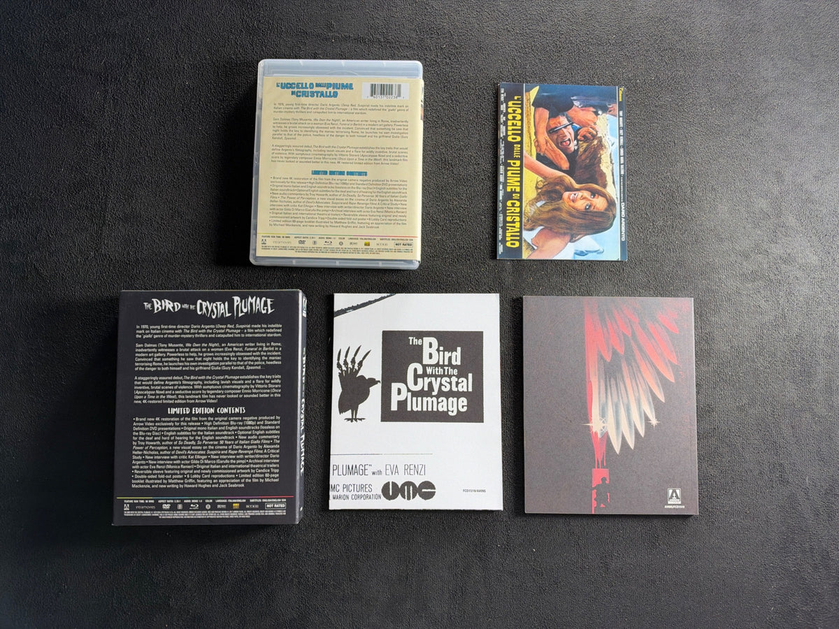 The Bird with the Crystal Plumage (Blu-ray, Arrow Video, Limited Edition)