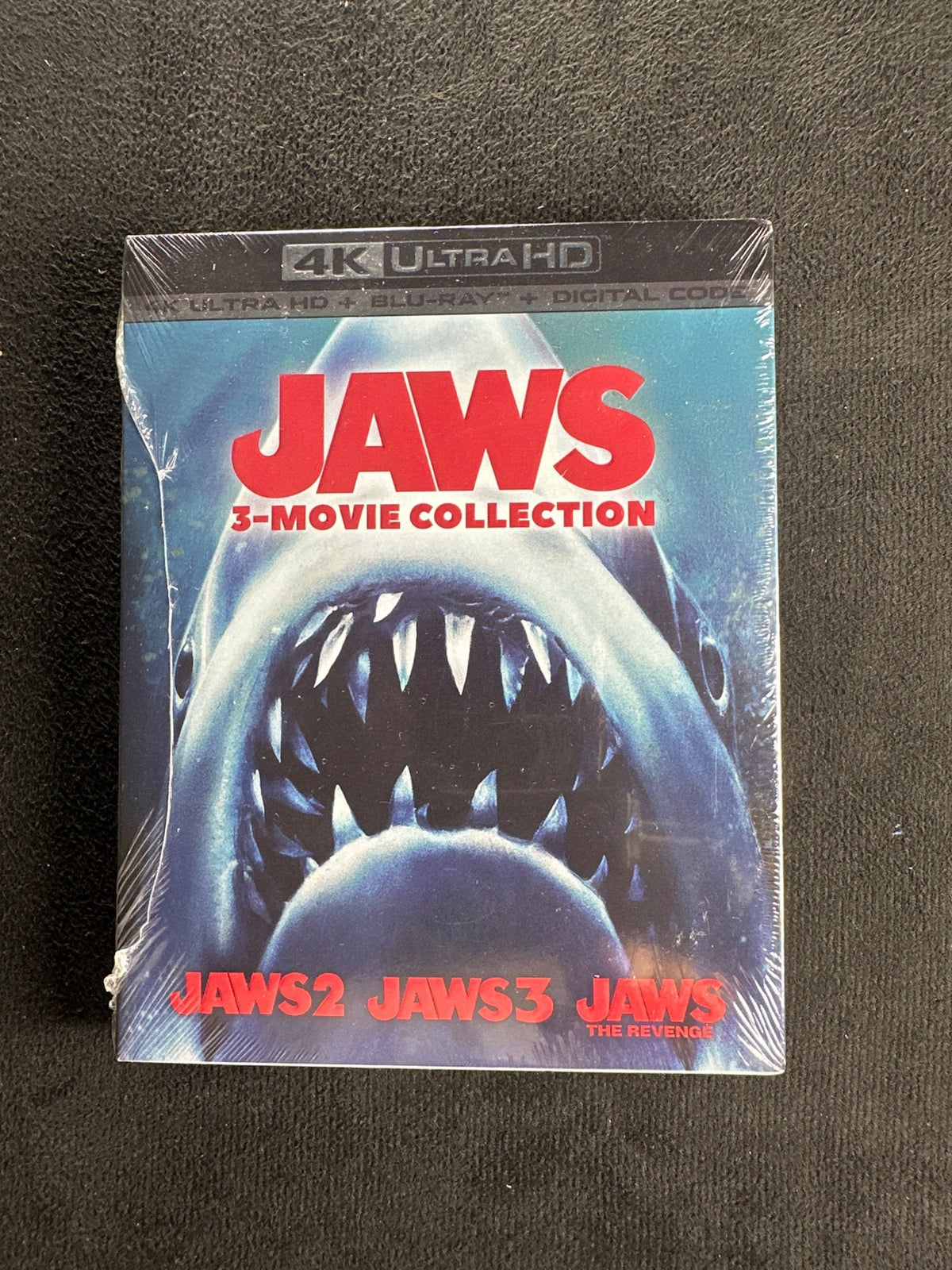Jaws 3-Movie Collection (4K UHD, Universal, Slipcover, NEW/Sealed)