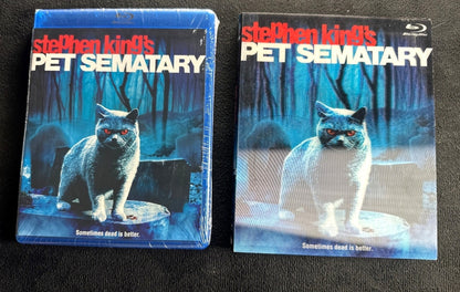 Pet Sematary 1989 (Blu-ray, Paramount Pictures, Lenticular Slipcover, NEW)