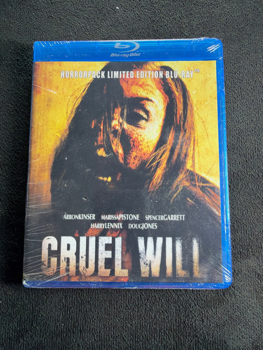 Cruel Will (Blu-ray, HorrorPack, 2013 Classic Horror, Widescreen, NEW/Sealed)