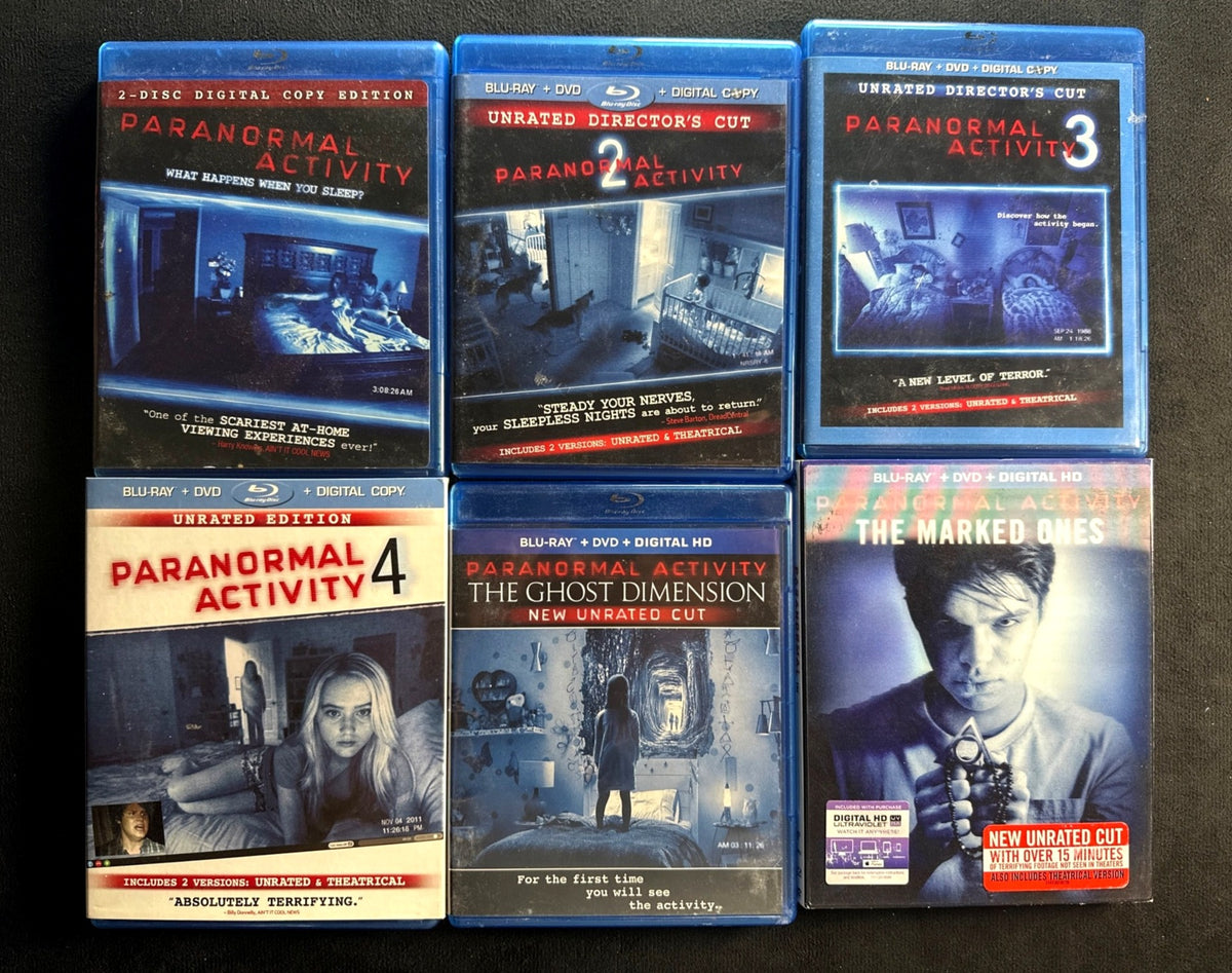 Paranormal Activity Part 1-6 (Blu-ray, Paramount Pictures, Individual Releases))