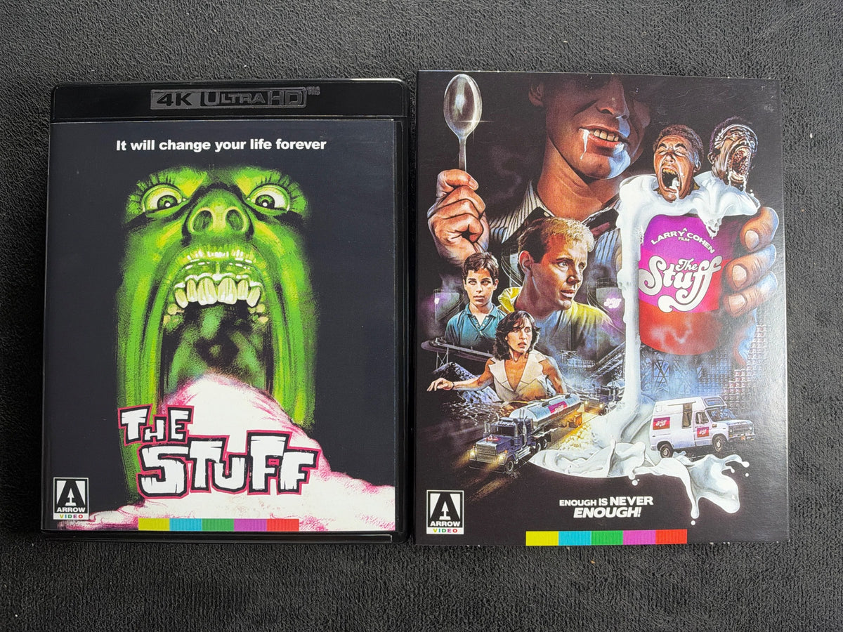 The Stuff (4K Ultra HD, Arrow Video, Slipcover, 80's Classic Horror)