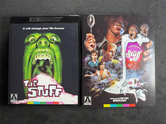 The Stuff (4K Ultra HD, Arrow Video, Slipcover, 80's Classic Horror)