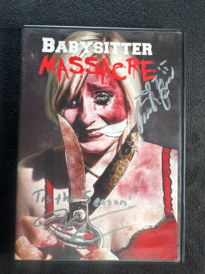 Babysitter Massacre (DVD, Independent Entertainment, Signed X2)