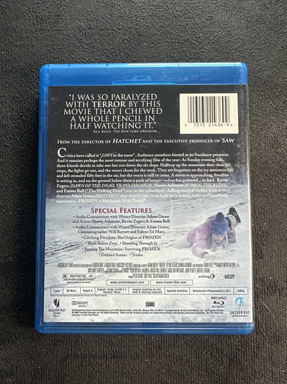 Frozen (Blu-ray, Anchor Bay, 2010 Classic Horror, Widescreen)