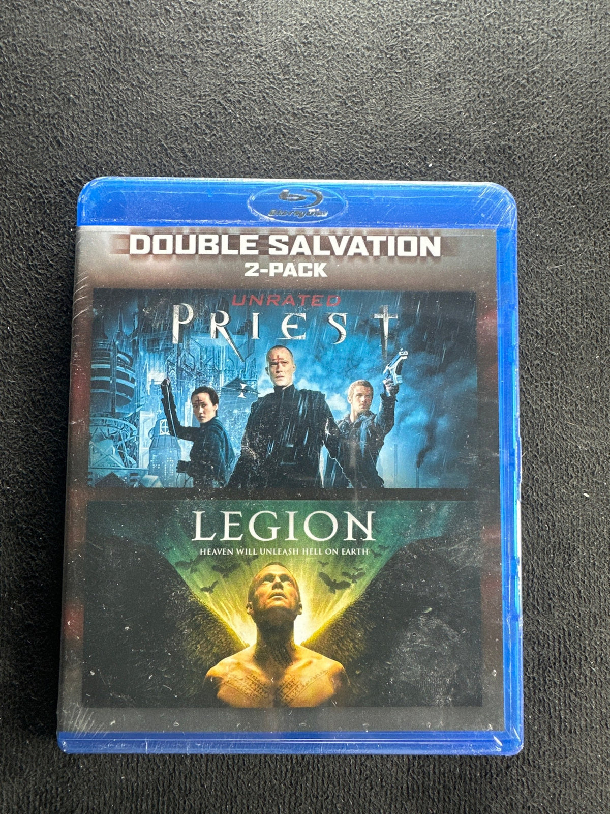 Double Salvation 2-Pack: Priest / Legion (Blu-ray, Sony Pictures, NEW/Sealed)