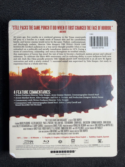 The Texas Chain Saw Massacre (Blu-ray, FYE Exclusive, 40th Ann, NEW/Sealed)