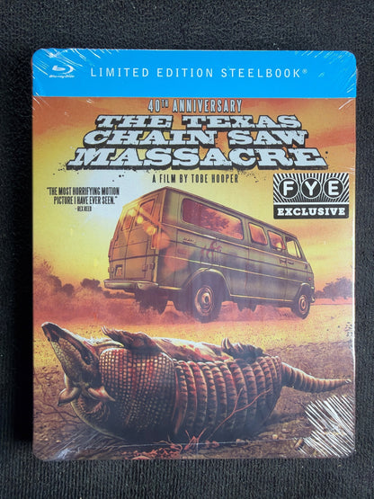 The Texas Chain Saw Massacre (Blu-ray, FYE Exclusive, 40th Ann, NEW/Sealed)