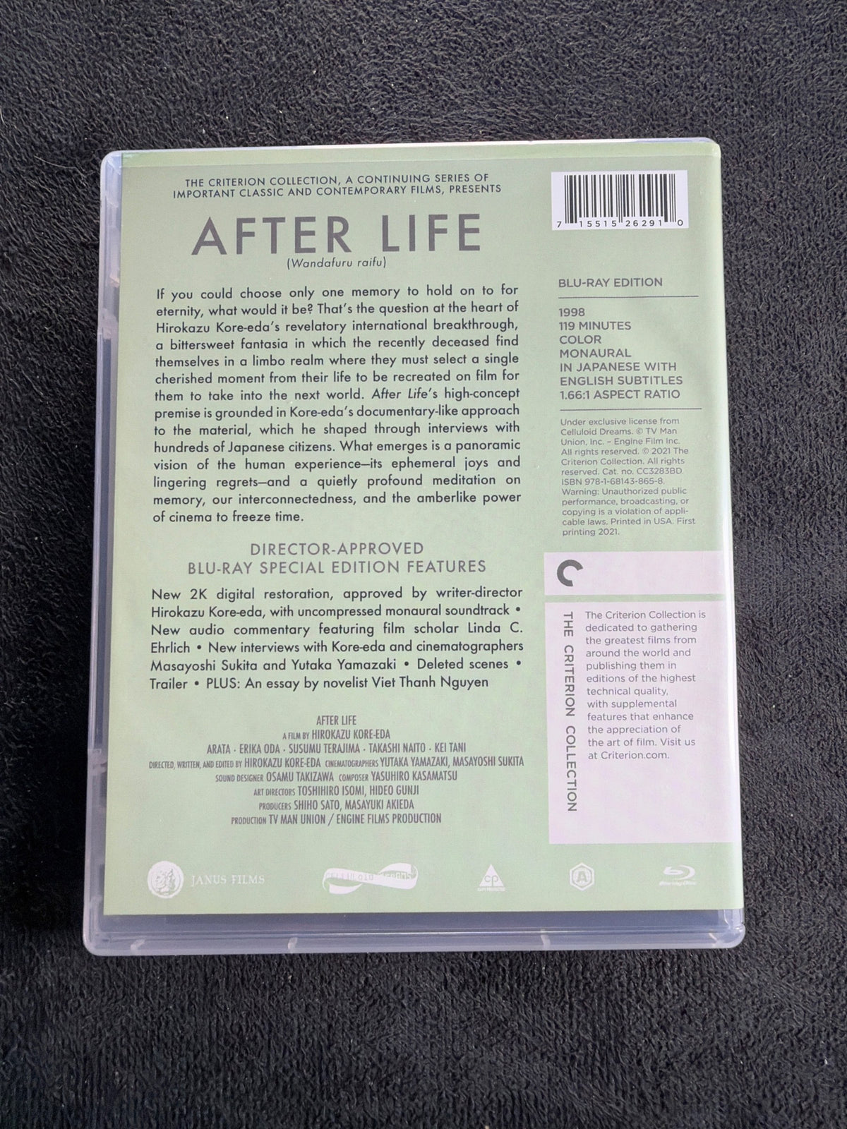 After Life (Blu-ray, Criterion Collection, Special Edition, 90's Classic)