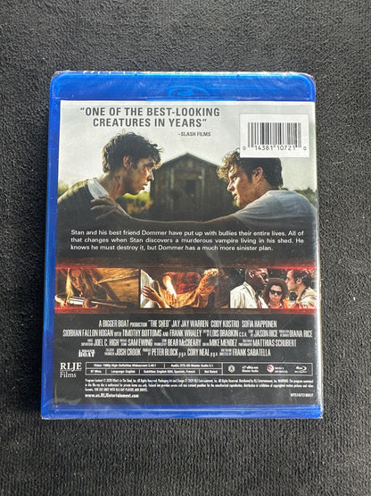The Shed (Blu-ray, RLJ Entertainment, Modern Horror, Widescreen, NEW/Sealed)