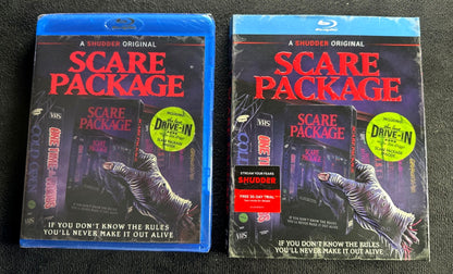 Scare Package (Blu-ray, RLJE Films, Slipcover, Shutter Horror, NEW/Sealed)