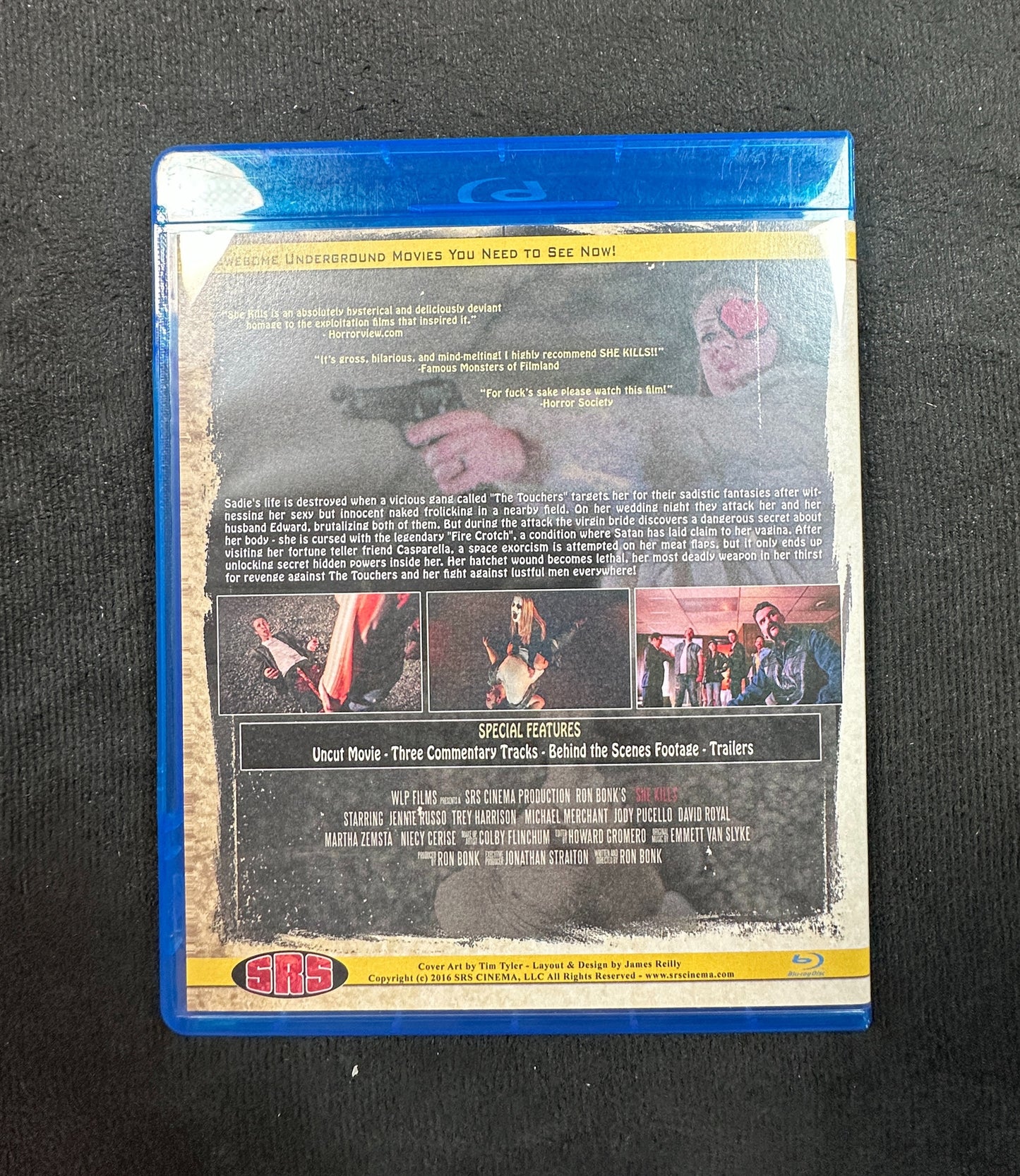 She Kills (Blu-ray, SRS Cinema, Obscure Horror, Ron Bonk)