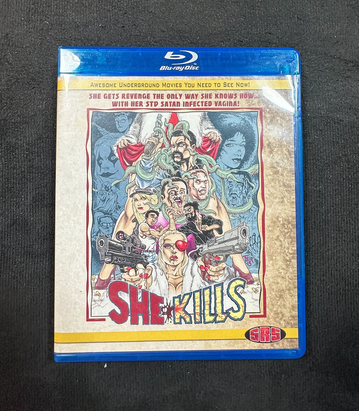 She Kills (Blu-ray, SRS Cinema, Obscure Horror, Ron Bonk)