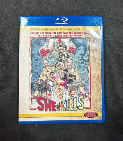 She Kills (Blu-ray, SRS Cinema, Obscure Horror, Ron Bonk)