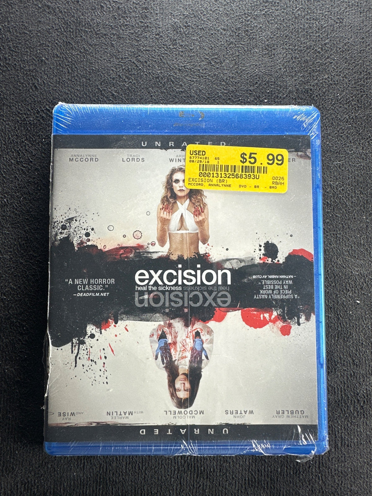 Excision (Blu-ray, Anchor Bay, Widescreen, 2012 Classic)