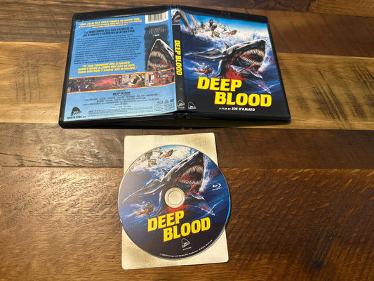 Deep Blood Blu ray-Severin Films-90’s Shark Horror-Widescreen