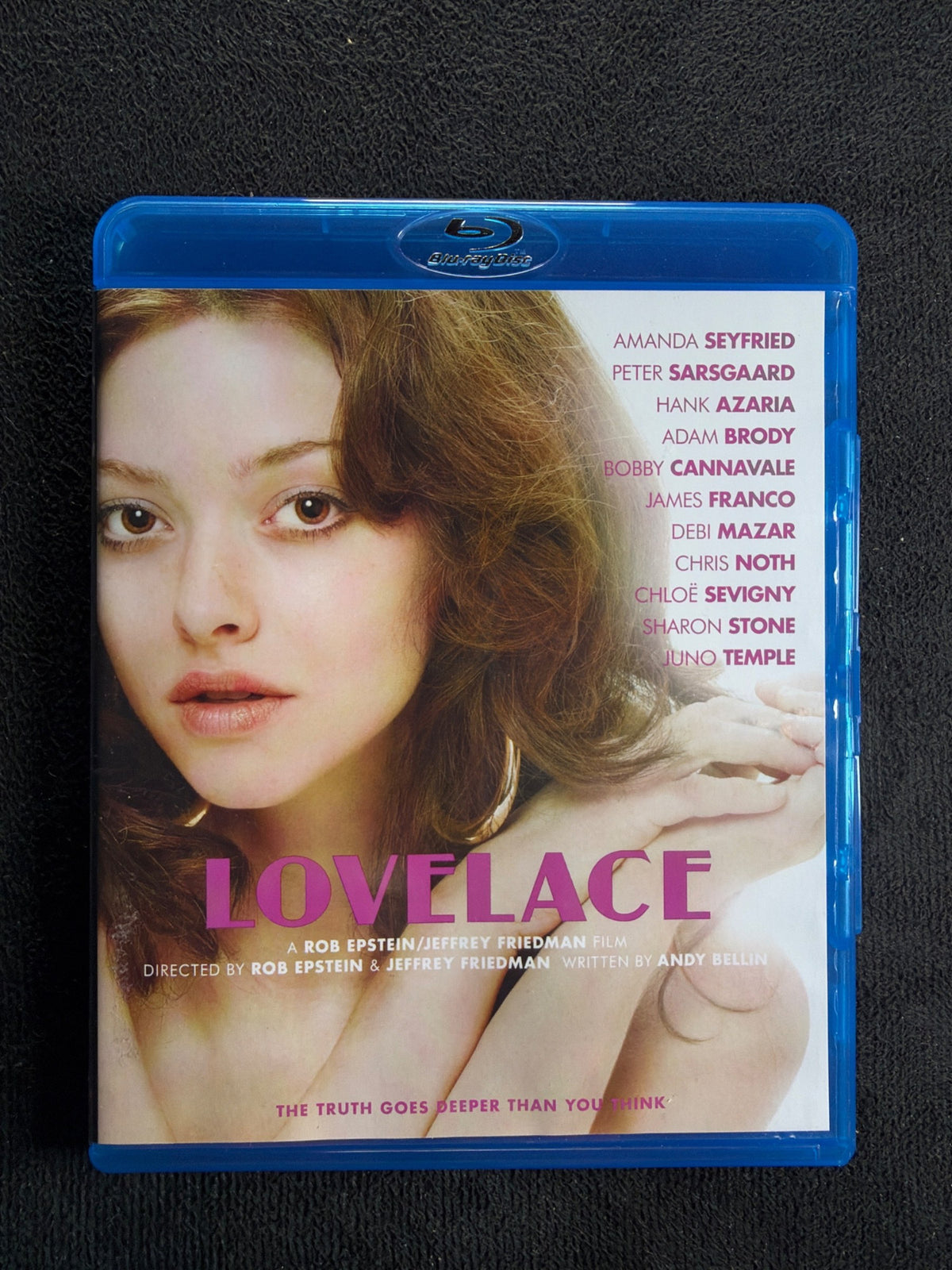 Lovelace (Blu-ray, Anchor Bay, 2013 Classic, Widescreen, Amanada Seyfied)