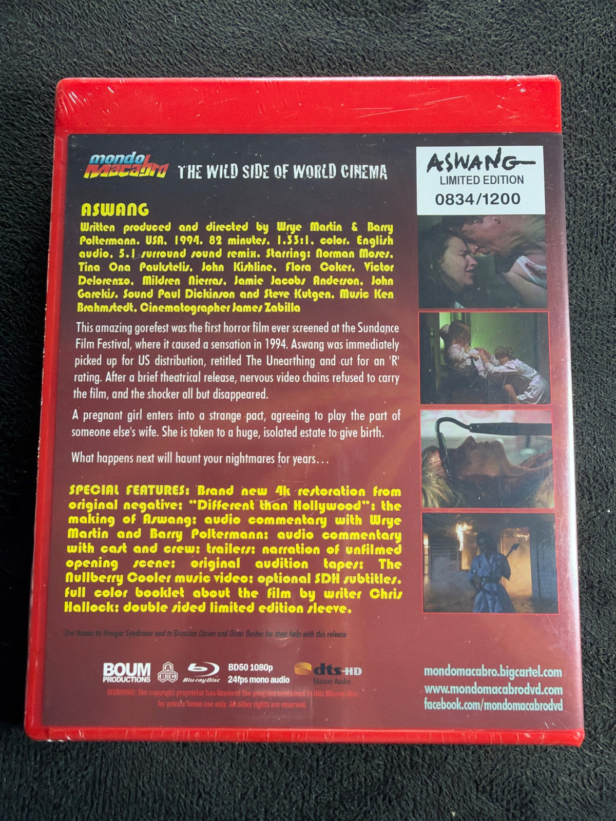 Aswang (Blu-ray, Mondo Macabro, Red Case, Limited Edition, NEW/Sealed)