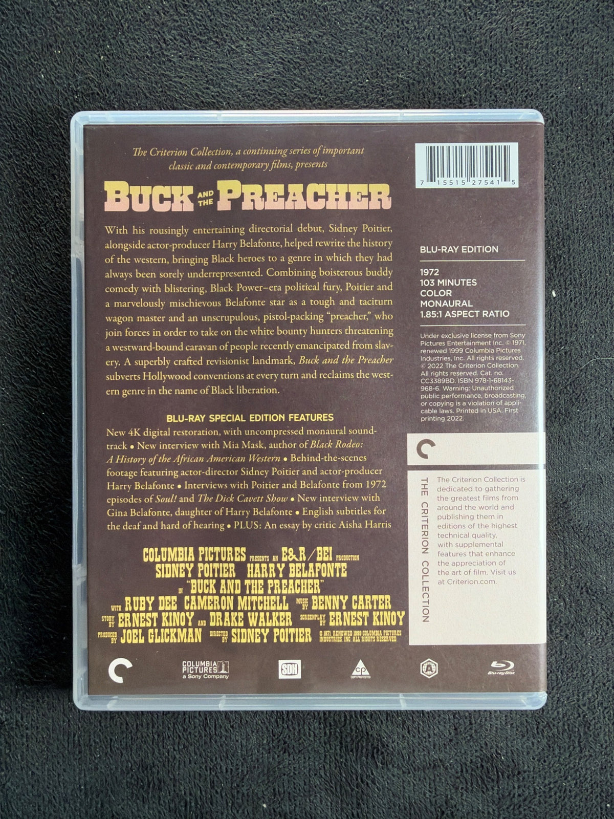 Buck and the Preacher (Blu ray, Criterion Collection, Special Edition)