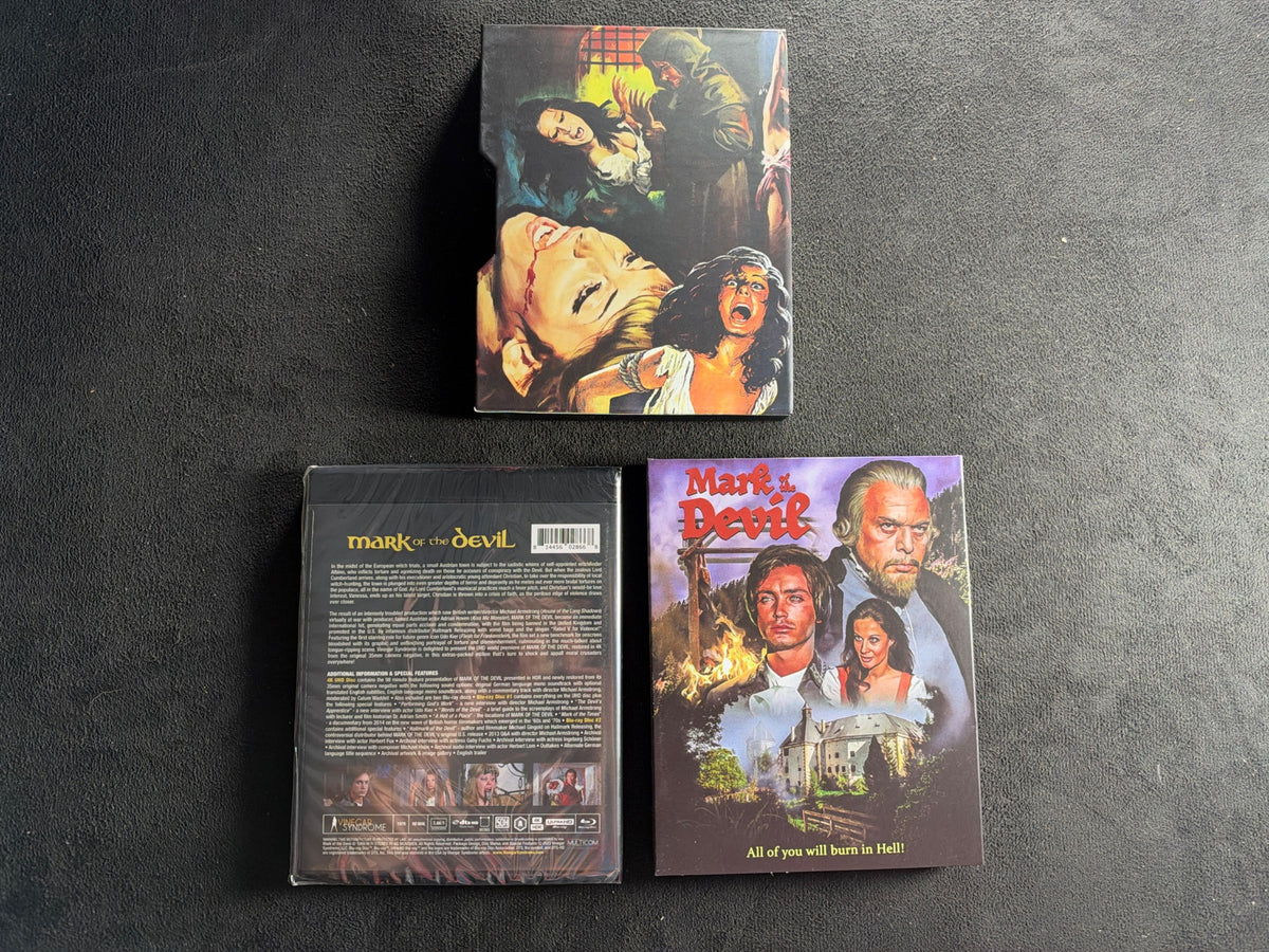 Mark of the Devil (4K Ultra HD,  Vinegar Syndrome, Slipcover, NEW/Sealed)