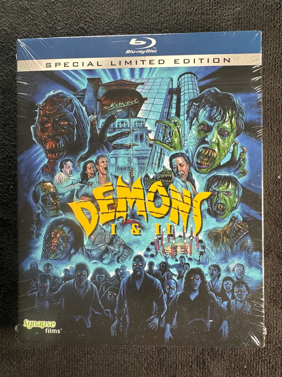 Demons I & II (Blu-ray, Synapse Films, Slipcover, Special Ed, NEW/Sealed)