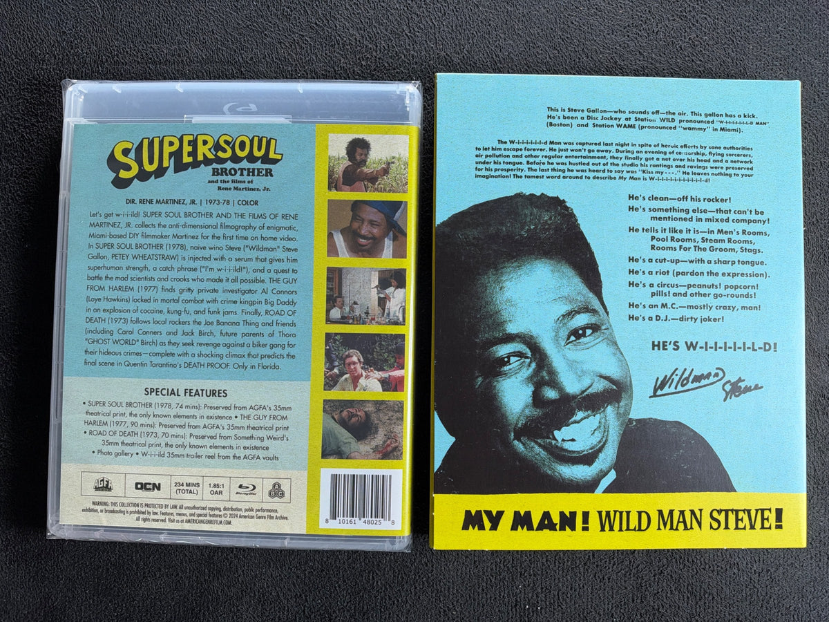 Super Soul Brother and the Films of Rene Martinez Jr. (Blu-ray, Vinegar, Slip)
