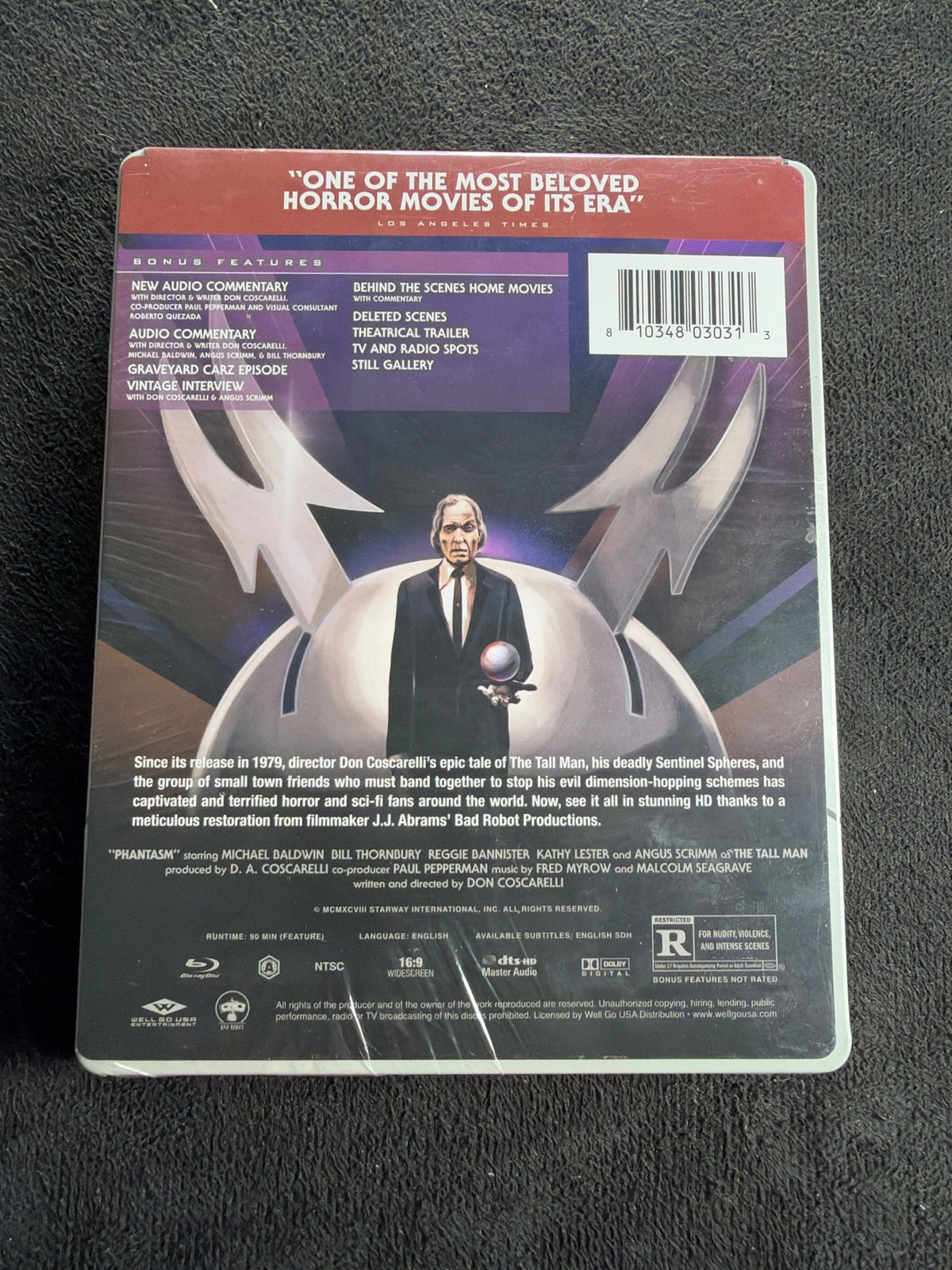 Phantasm Remastered (Blu-ray, Well Go USA, Steelbook, Limited Ed, NEW/Sealed)