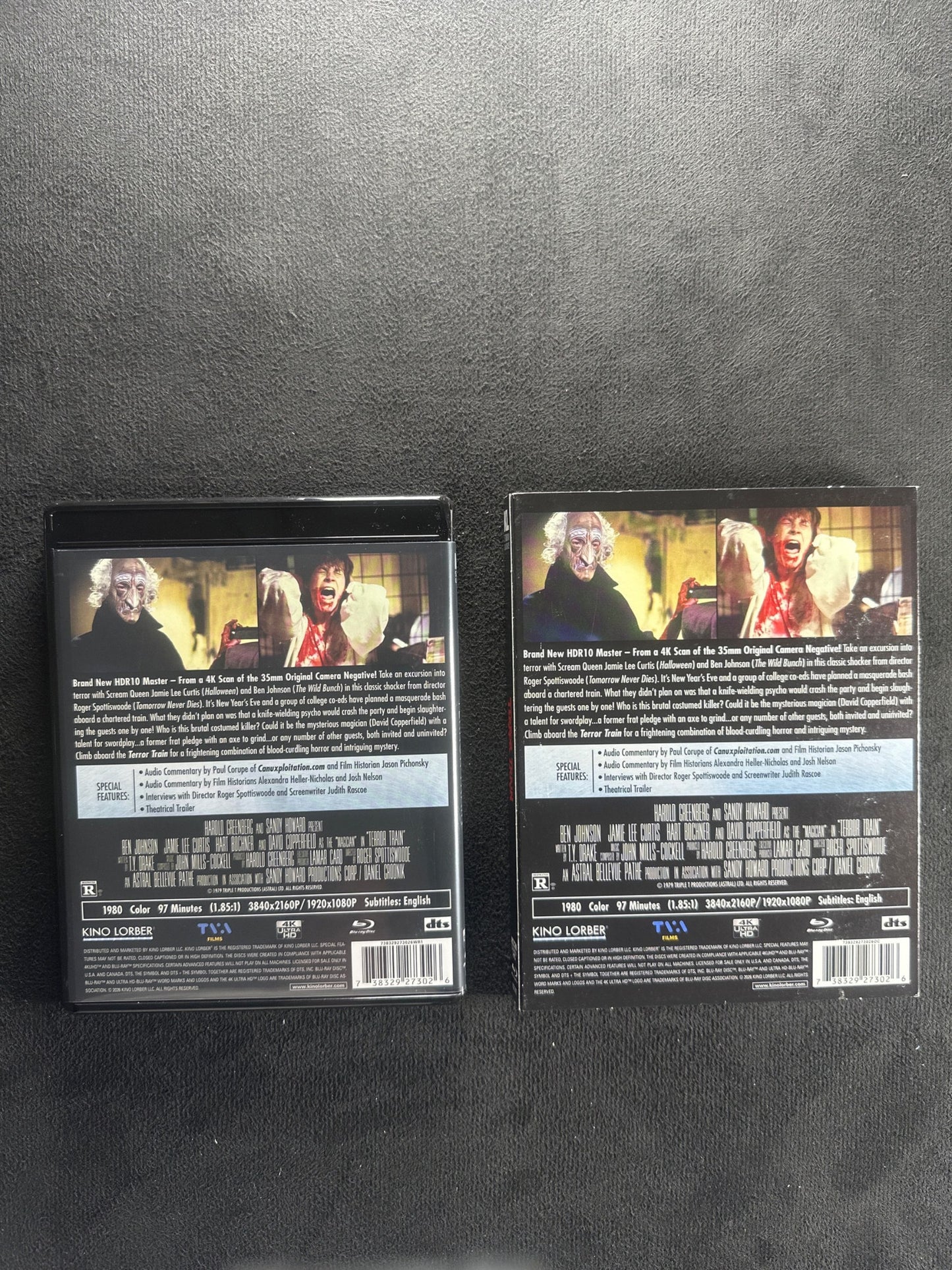 Terror Train (4K Ultra HD, Kino Lorber, Slipcover, 80's Classic Horror)