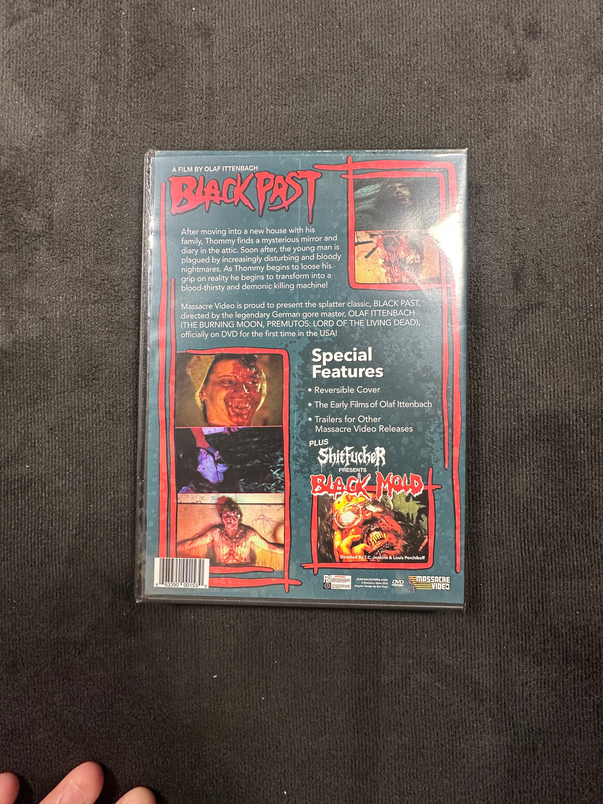 Black Past (DVD, Massacre Video, Olaf Ittenbach Horror)