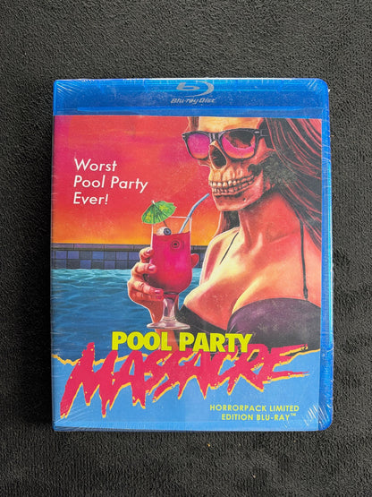 Pool Party Massacre (Blu-ray, HorrorPack Exclusive, Limited Ed, NEW/Sealed)